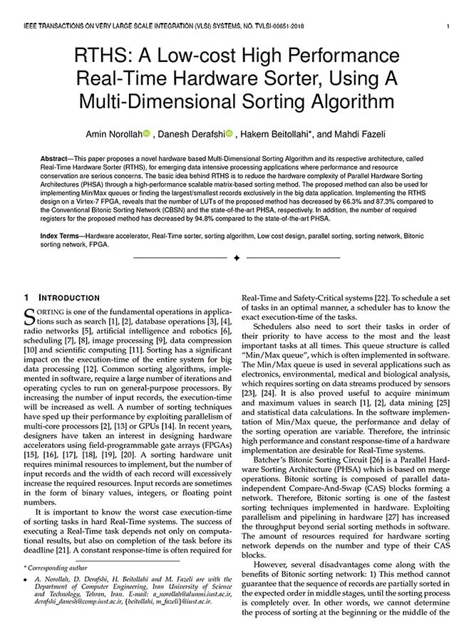 IEEE Transactions on Very Large Scale Integration (VLSI) Systems