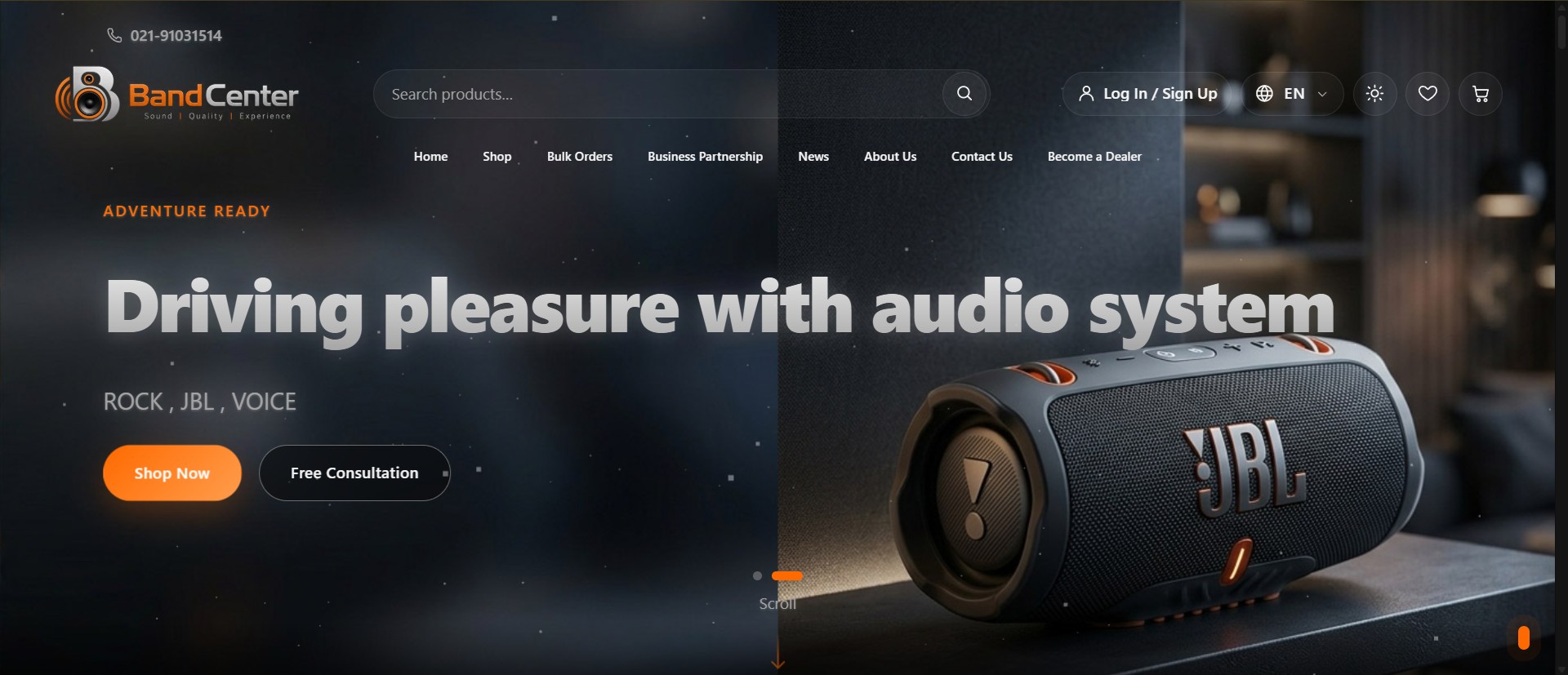A trilingual WooCommerce store for an audio retailer, built on a custom theme and six in-house plugins